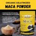 Inca's Gold Organic Black Maca Gelatinized Root Powder for Men - 170g | Boost Energy & Stamina | International Shipping Available - Buy Online on GoSupps.com