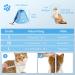 Adjustable Soft Cat Cone Collar | Protective Recovery Collar for Cats Puppies & Small Dogs - Blue (L) - Buy Online on GoSupps.com