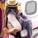 4-Piece Gray Mesh Travel Toiletry Bag Set - Portable Cosmetic Makeup Pouch with Zipper for Daily Accessories - Buy Online on GoSupps.com
