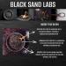 Black Sand Labs Premium Bath Salts for Him Premium Blend of Dead Sea & Hawaiian Black Lava Salts That Moisturises and Rejuvenates Skin Luxury Bath Salts for Men (Midnight Musk) - Buy Online on GoSupps.com