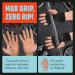 Mava Cross-Training Gloves with Wrist Support | Fitness Weight Lifting & Gym | Silicone Padding | Black XS for Men & Women - International Shipping Available - Buy Online on GoSupps.com