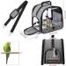 SUERTREE Bird Carrier Bag Bird Travel Cage with Stand Small Bird Carrier for Parrot Portable Bird Carrier Travel Bag Pet Transparent Breathable Travel Cage - Buy Online on GoSupps.com