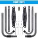 2 Step Universal Trampoline Ladder | Rust-Resistant Steel | Wide Skid-Proof Steps | 41 Length | Accessories Included - Buy Online on GoSupps.com