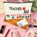 Teacher Appreciation Gift Set: Makeup Pouch, Keychain, & Initial - Graduation Gifts - Buy Online on GoSupps.com