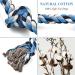 Sanheer Dog Rope Toys for Aggressive Chewers Tough Rope Chew Toys for Large and Medium Dog 3 Feet 5 Knots Indestructible Cotton Rope for Large Breed Dog Tug of War Dog Toy Teeth Cleaning (A) 1 PACK Extral Large Rope Toy - Buy Online on GoSupps.com