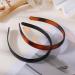 Simple Plastic Headband Hair Hoop Plastic Headbands for Women with Teeth Black Brown Headwear Ladies Hair Acessories - Buy Online on GoSupps.com