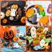 Jsdoin 12 Pieces Halloween Cookie Cutters Stainless Steel Biscuit Cutter Set with Pumpkin Witch Hat Bat Ghost Skull Shaped Mould for Pastry Baking Fondant Kids Clay Halloween Decoration - Buy Online on GoSupps.com