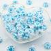 EinsSein Heart Wedding Sweets Blue/Turquoise-White 500 g | 140 Piece Sweets Heart Sweets | Table Decoration Candy for Wedding - Buy Online on GoSupps.com