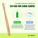 DR.NOAH Maru Bamboo Toothbrush Standard | Ultra Soft Two-Level Bristles | Waterproof & Durable | Ergonomic Design | Zero Waste | 1 Pack - Buy Online on GoSupps.com
