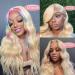 Octtsea 613 Blonde Lace Front Human Hair Wig 22 Inch Body Wave | Pre Plucked with Baby Hair | 150% Density HD Lace Frontal Wig for Women - Buy Online on GoSupps.com