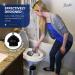 Tiasablu Plunger with Concealed Holder - Heavy Duty Plunger for Toilet  Plungers for Bathroom  No Splash Back  Long Handle - Discreet Toilet Plunger and Holder for Bathroom Chrome - Buy Online on GoSupps.com