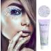 2-Piece Body Glitter Gel Set - Mermaid Sequin Sparkling Chunky Glitter for Face Hair & Lips | Festival Makeup & Masquerade Birthday - Includes 2 Silver Gels & 2 Brushes - Buy Online on GoSupps.com