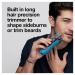 Braun Electric Series 3 Razor with Precision Trimmer - Rechargeable Wet & Dry Foil Shaver for Men - Blue/Black - Buy Online on GoSupps.com