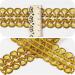 Metallic Gimp Braid Trim 10 Yards - 35mm Gold/Silver - Sewing Garments, Curtains, Lampshades, DIY Crafts - Buy Online on GoSupps.com