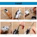 12 Pieces Leather Sewing Awl Kit with Accessories Set - Hand Stitcher Tool, Needles, Thread Spools - for Leather & Fabric - Buy Online on GoSupps.com