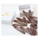 HAARallerliebst Oval Hair Clips - 20 Brown Clips (6 cm) with White Storage Box | Perfect for International Shipping - Buy Online on GoSupps.com