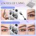 LZM 10mm C Curl Fake Eyelashes - Natural Look Soft DIY Cluster Lashes | Individually Made False Eyelashes for Stunning Beauty - Buy Online on GoSupps.com