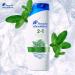 Head & Shoulders Menthol Fresh 2in1 Anti-Dandruff Shampoo and Conditioner Deeply Cleanses Hair and Scalp Fresh Minty Sensation 3x270 ml Formula - Buy Online on GoSupps.com