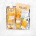 EVOLUDERM 100% Vitamin C Face Set - 1 Micellar Cleansing Water + 1 Radiance Cleansing Gel + 1 Tissue Mask + 1 Serum + Free Headband - Christmas Box - Vegan - Made in France - Buy Online on GoSupps.com