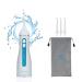 Waterfloss Water Flosser Small Cordless Water Pick Teeth Cleaner Dental Oral Irrigator, with 4 Modes and USB Rechargeable Lithium Battery, White
