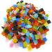480 Piece Colorful Mosaic Tiles Pack - Assorted Stained Glass DIY Supplies in 8 Colors - Buy Online on GoSupps.com