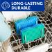 Vileda Scrunge Multi-Use Non-Scratch Scrub Sponge (Pack of 10) | Rinses Clean Stays Fresh | Durable & Long-Lasting | Dishwasher Safe 10-Pack Scrub Sponge - Buy Online on GoSupps.com