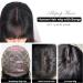 ALIPOP 20 Inch Brazilian Human Hair Wig with Bangs - 150% Density Straight Lace Overhead Wig for Women - Glueless and Natural Look - Buy Online on GoSupps.com