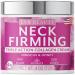EVR BEAUTY Unique Formula Anti Aging Neck Firming and Tightening Wrinkle Cream with Collagen and Hyaluronic Acid for Sagging Skin - Hibiscus and Honey - Double Chin Reducer - 4 ounce
