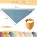 Buy Grantop 8-Piece Baby Bibs - Absorbent Triangle Scarves Adjustable for Boys & Girls Unisex Muslin Scarves - Buy Online on GoSupps.com