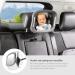 Reer 86101 BabyView LED Car Safety Mirror - Keep an Eye on Your Baby in the Back Seat - Grey with Lighting - Buy Online on GoSupps.com