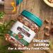 Hansia Organic Wood Fire Sea Salted Cashews with Skin - 2.2 lb - Whole Dry Roasted Non-GMO Nuts with Magnesium, Fiber, Protein, Vitamin & Iron - Oil-Free Snack - Buy Online on GoSupps.com