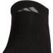 adidas Men's Athletic Cushioned No Show Socks (6-Pack) - Large Black/Aluminum - Buy Online on GoSupps.com