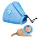 Halskrause Cat adjustable collar cat Cone soft protective recovery collar corn protective collar for cats puppies small dogs (l) l blue