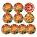 Fall Paper Plates - Dinner Plates Safe Dining Pumpkin Plates Parties Plates for Autumn Celebrations Wedding Decorations 9 Inches