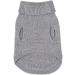 Jnancun Cat Turtleneck Sweater | Sleeveless Knitted Winter Clothes for Cats & Small Dogs - Medium Grey - Buy Online on GoSupps.com