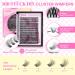 Calailis DIY Eyelash Extensions Set - 168 Pieces D Curl Individual Eyelashes Adhesive Remover & Applicator - Premium Lash Extension Kit (703) for Perfect Home Application - Buy Online on GoSupps.com