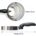 Spring Curry Comb for Horses - Metal 6 Ply Spiral Comb for Cleaning Coarse Dirt and Hair Removal - Buy Online on GoSupps.com
