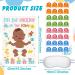 Pin the Pacifier Game Set for African American Baby Shower - 36 Pcs Stickers & Blindfold | Fun Party Supplies - Buy Online on GoSupps.com