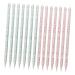 IWOWHERO 200pcs cleaning stick nail design brush manicure Nail Art Dotting Pen Nail Pen Multifunction double head crystal auxiliary tool decorate Manicure Accessory nail