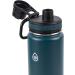 ThermoFlask 24oz Spout Bottle 2 Pack - Mayan Blue/Black | 24 Ounce - Buy Online on GoSupps.com