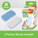 ZenToes Pedicure Pumice Stones Set of 2 - Double Sided Fine and Coarse Callus Remover Blocks for Feet and Body (Blue) - Buy Online on GoSupps.com