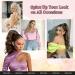 Brikabia Ash Blonde Ponytail Extension with Highlights - 40cm Curly Clip-In Hair Extension for Women - Buy Online on GoSupps.com