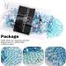 Yhmq 2880pcs Rhinestones & Nail Crystals - Aquamarine SS10 | Perfect for Nail Art - Buy Online on GoSupps.com