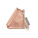 JJ Cole Vegan Leather Pyramid Pacifier Pouch  Rose Gold Metallic Rose