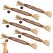 Cats mint sticks 6PCs cat sticks for tooth cleaning caust sticks for cats catnint sticks organic cat dental toys kaust sticks set cat sticks cat chewing toy toys for cats