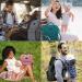 Kiddycare Wrap Backpack | 15 Pockets Durable Baby Wrap Isotherm Bottle Compartment - High-Quality Black Maternity Bag - Buy Online on GoSupps.com
