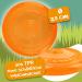 Rootsnoot Frisbee for Dogs | Soft Stable & Floating | Gentle on Teeth | Neon Orange | Harmful Substances Free - Buy Online on GoSupps.com