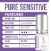 Pure Sensitive Eyelash Extension Glue 5ml - Forabeli | No Fume, No Irritation | Professional Grade, 7-8 Sec Drying Time, 3-4 Weeks Retention | Black Lash Adhesive for Beginners - Buy Online on GoSupps.com
