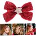 minkissy 4 Pairs Bow Tie Christmas Bowknot Hairpin Toddler Christmas Hat Party Bag Stuffers for Kids Christmas Bow Scrunchies Kids Christmas Bow Baby Bows Santa Hat Fabric Elasticity Bride - Buy Online on GoSupps.com