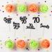 36Pcs Black 70th Birthday Cupcake Toppers Cheers to 70 Seventy Cupcake Picks Happy 70th 70 Fabulous Cupcake Topper for 70th Birthday Wedding Anniversary Party Cake Decorations Supplies - Buy Online on GoSupps.com